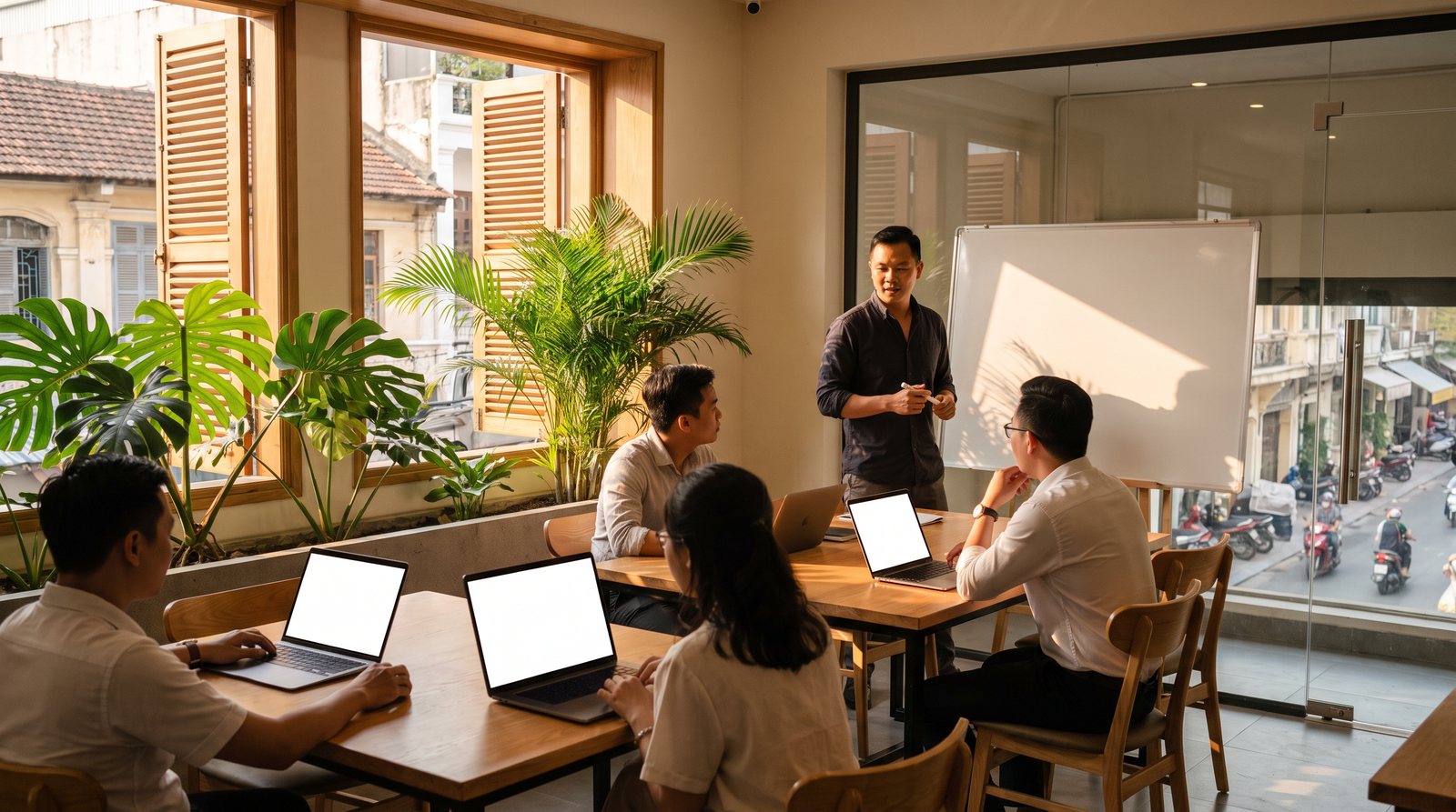 A co-working office in Ho Chi Minh City