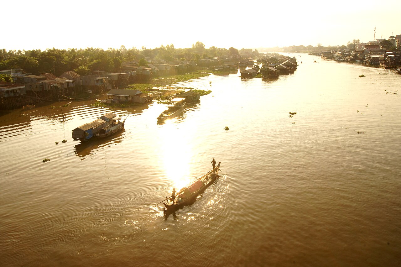 Làng bè Châu Đốc