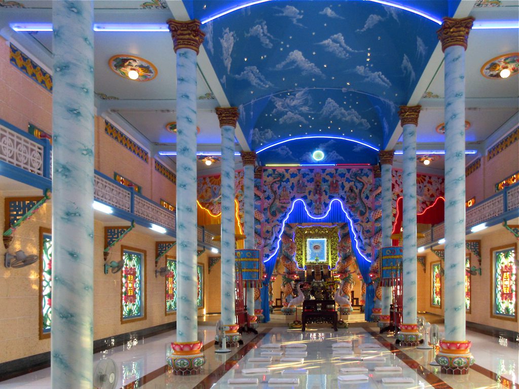 Cao Dai Temple at Tan Chau