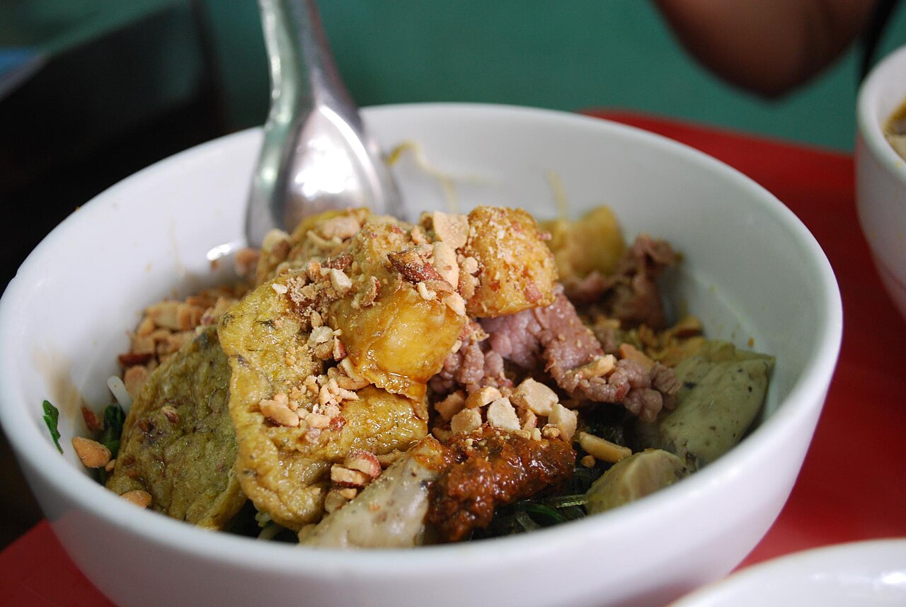 Bún riêu cua khô