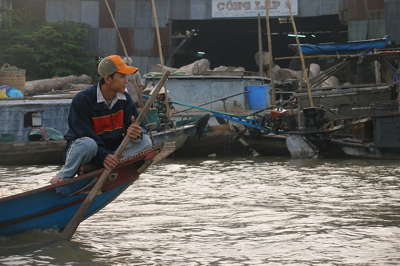 Can Tho, Vietnam, Floating market, Early morning