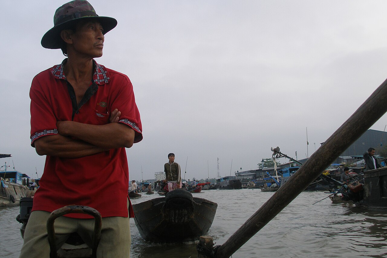 Can Tho, Vietnam, Floating Market, Boats 2