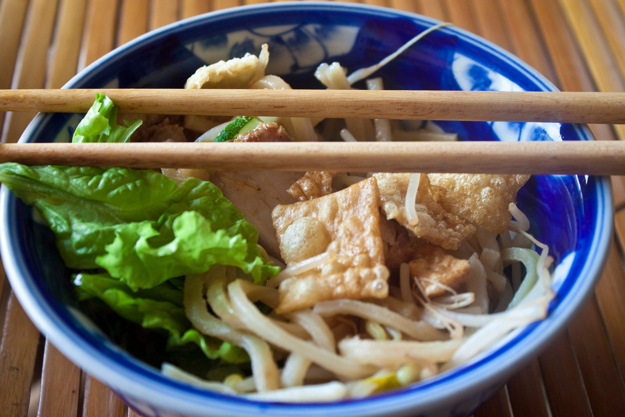 Cao Lau, traditional meal in Hoi An, Vietnam