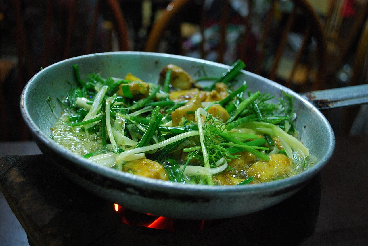 Fish and dill for 2 - Cha Ca La Vong VND120000 each