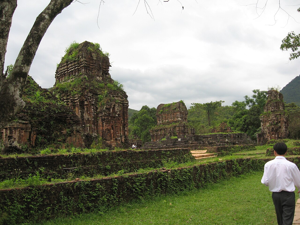Architectural treasures and sculptures of Cham culture dating from the 7th to the 13th century in My Son, Vietnam 01