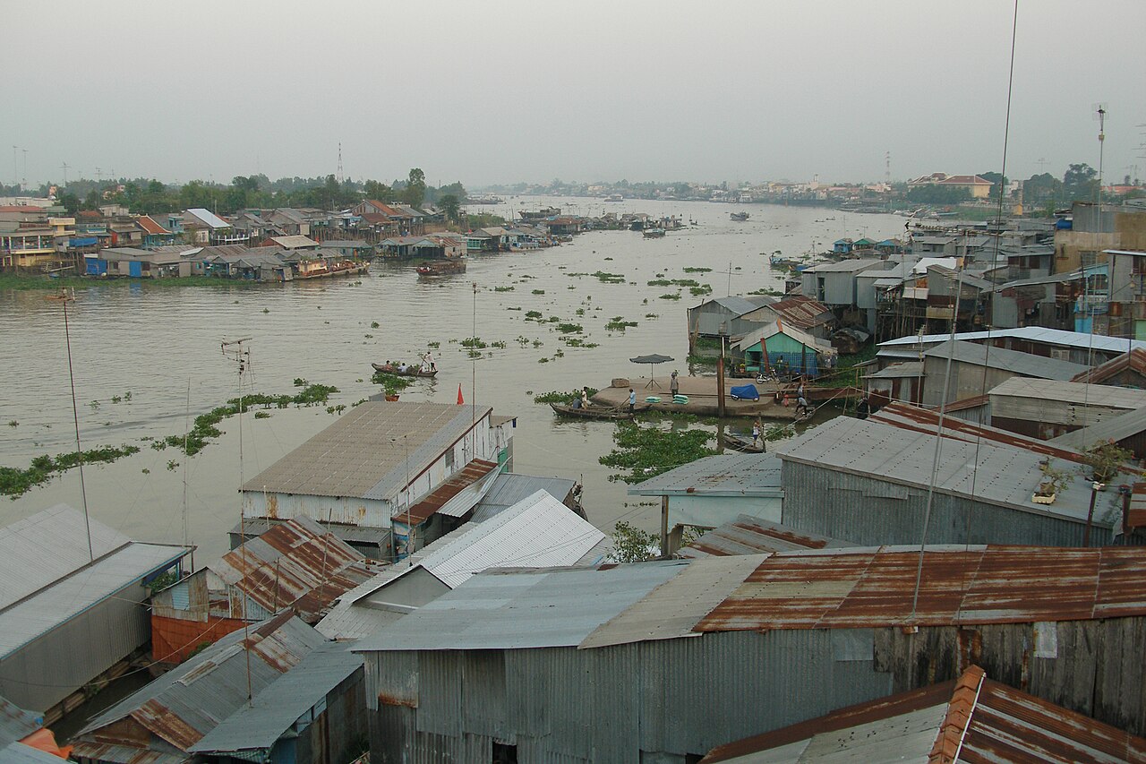 Vietnam, Panorama of Chau Doc