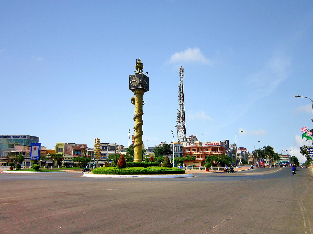 Tháp Đồng Hồ ở Vị Thanh