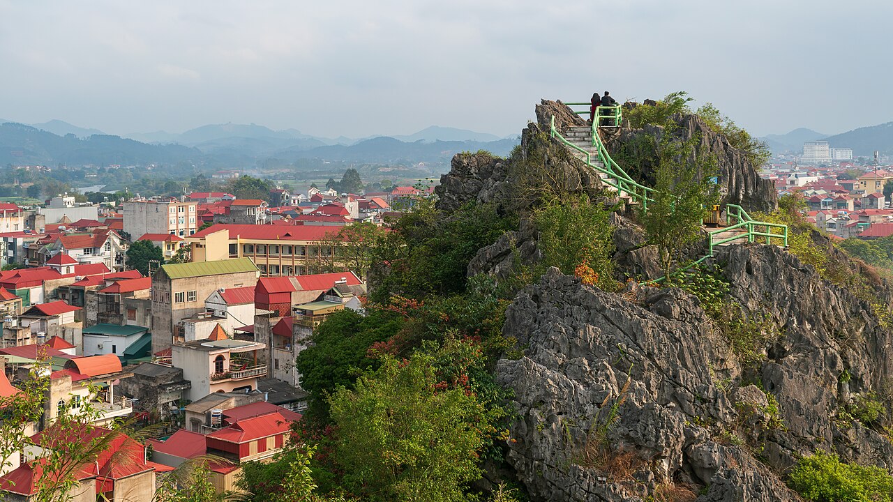 Lạng Sơn - View from Phai Vệ mountain Feb 2024