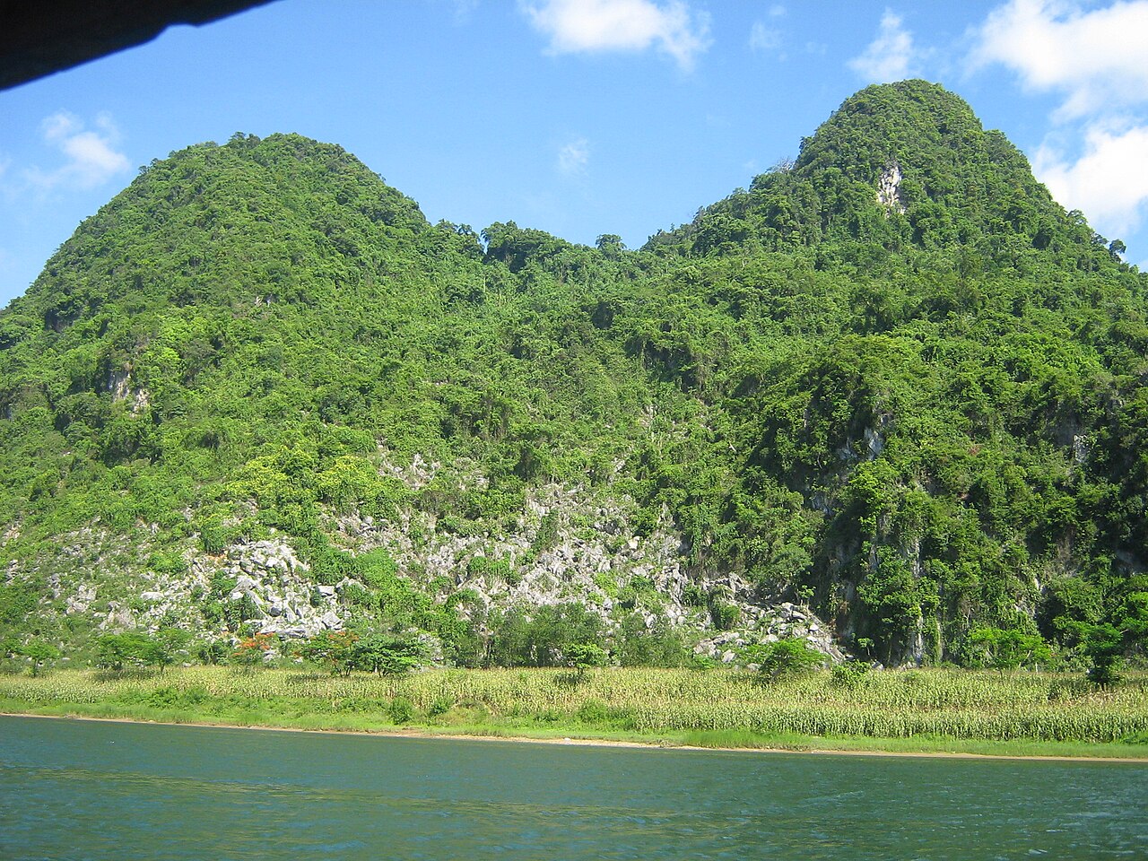 Part of mountain range in Phong Nha - Ke Bang National Park
