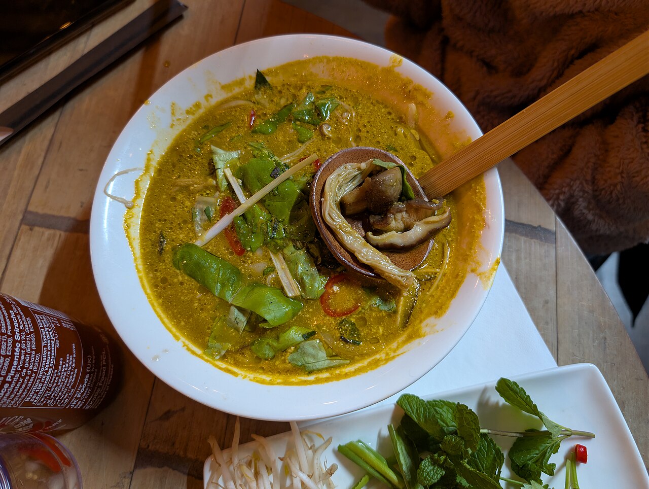 3 mushroom curry noodle soup with phở - Pho 2025-11-12