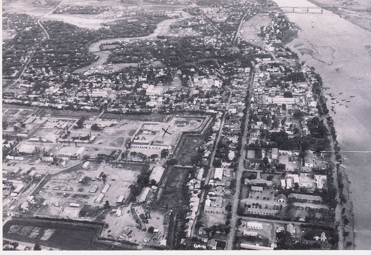 34. Quang Tri Citadel and City looking South Fall 1967