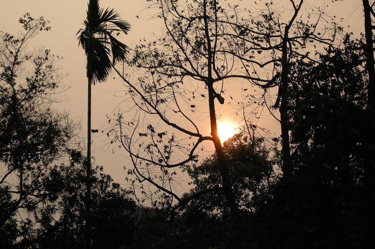 Hanoi, Vietnam, Sunset at Hoan Kiem Lake