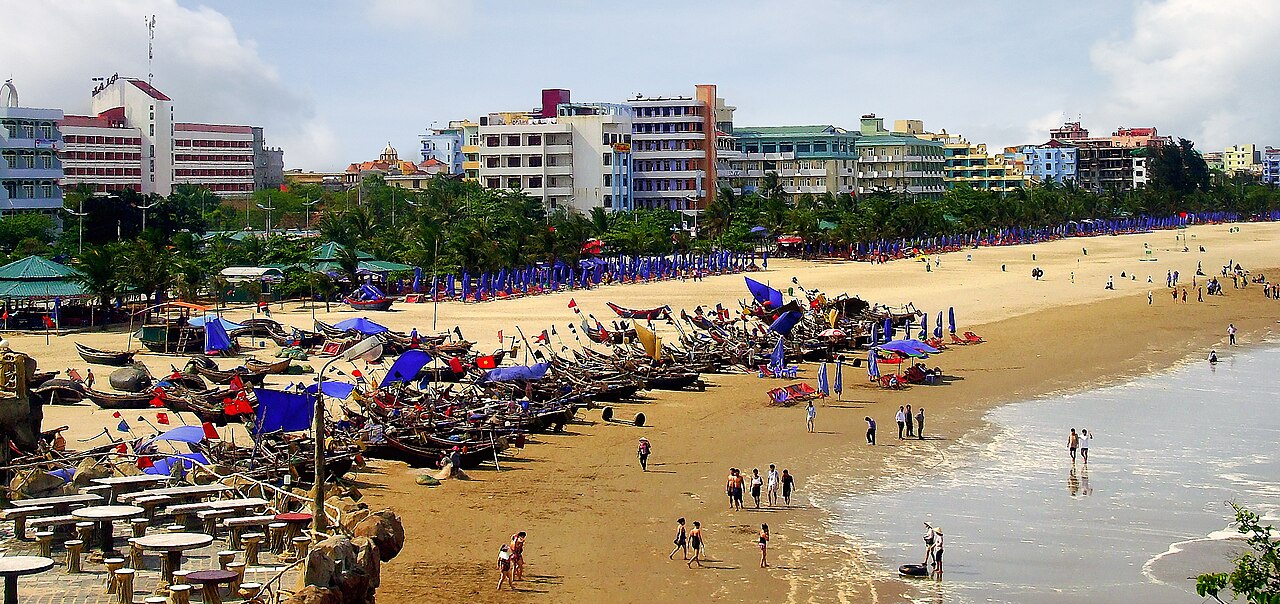 Bãi biển Sầm Sơn ở Thanh Hóa