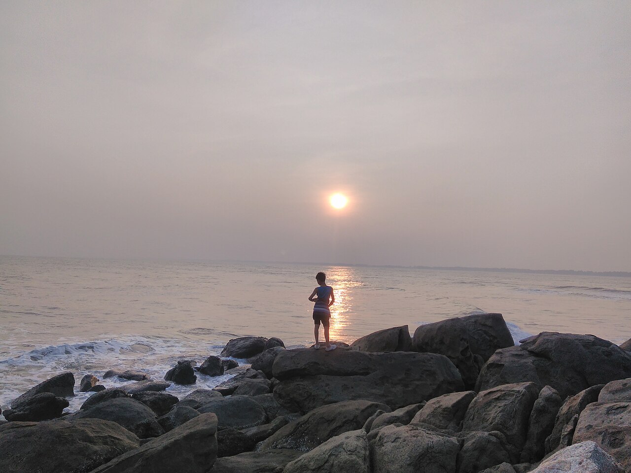 Sunset in Truong Le Mountain