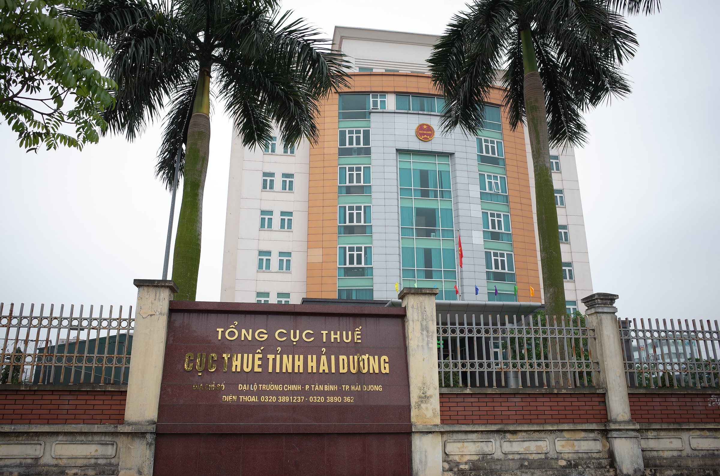 Cục thuế tỉnh Hải Dương, trên đường Trường Chinh, thành phố Hải Dương, tỉnh Hải Dương