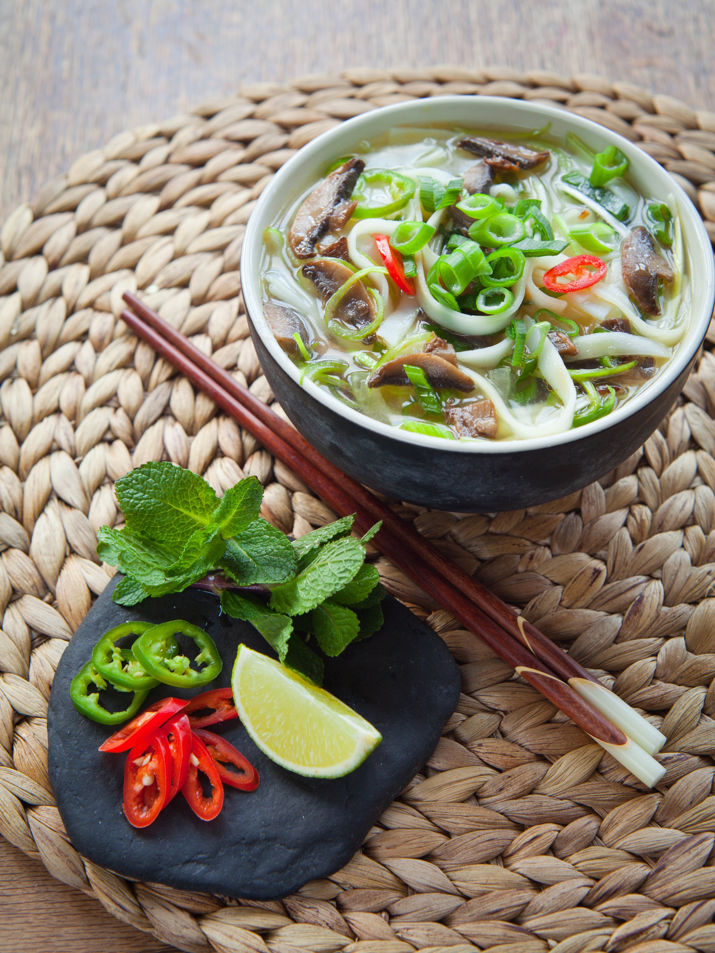 Vegetarian pho vietnamese