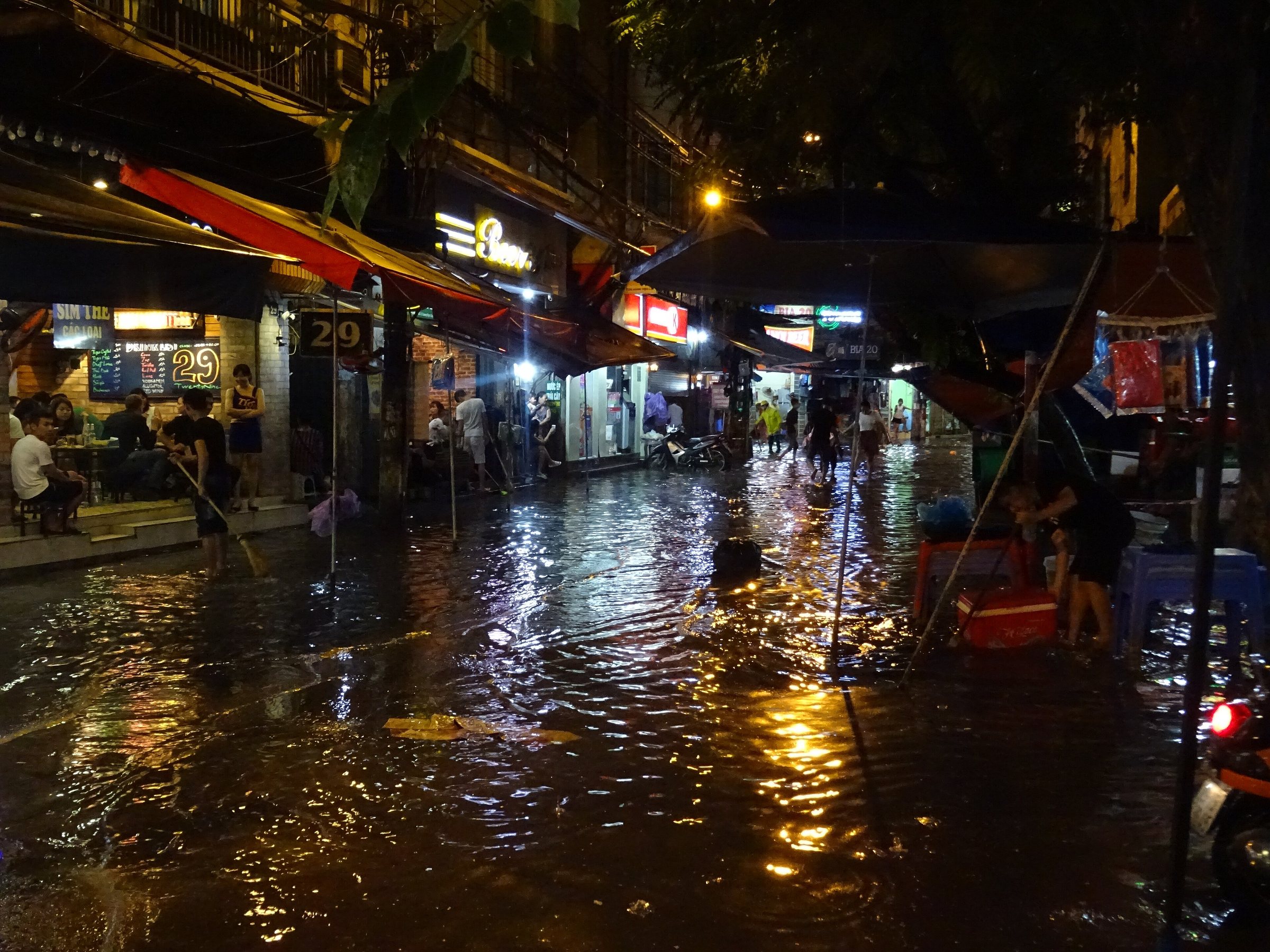 Hanoi after a heavy rain